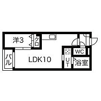 Warren shibataI 101 ｜ 愛知県名古屋市南区柴田町５丁目（賃貸アパート1LDK・1階・30.43㎡） その2