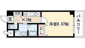 ジオステージ東山 306 ｜ 愛知県名古屋市千種区東山元町５丁目（賃貸マンション1K・3階・30.60㎡） その2