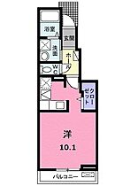 プラシード清里 103 ｜ 愛知県名古屋市西区清里町（賃貸アパート1K・1階・28.35㎡） その2