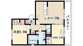 カーサ　フラグランツァII 203 ｜ 愛知県名古屋市瑞穂区井の元町（賃貸アパート2LDK・2階・56.74㎡） その2