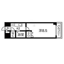 現代ハウス新栄 408 ｜ 愛知県名古屋市中区新栄１丁目（賃貸マンション1K・4階・24.45㎡） その2