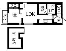 Comfortia華 101 ｜ 愛知県名古屋市中川区長良町４丁目（賃貸アパート1LDK・1階・30.96㎡） その2