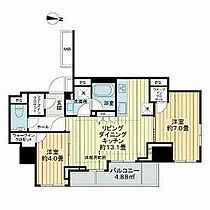 プラウドタワー栄 1804 ｜ 愛知県名古屋市中区栄５丁目（賃貸マンション2LDK・18階・57.31㎡） その2