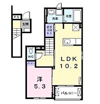 パインパークII 201 ｜ 愛知県名古屋市中川区小本１丁目（賃貸アパート1LDK・2階・42.62㎡） その2