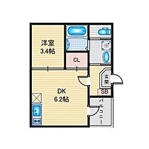 ハーモニーテラス森末町II 202 ｜ 愛知県名古屋市中村区森末町３丁目（賃貸アパート1DK・2階・25.56㎡） その1