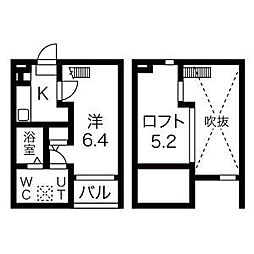 間取図画像 1K
