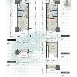 プレサンス金山グリーンパークス ワンルームの間取図画像