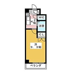 間取図画像 1K