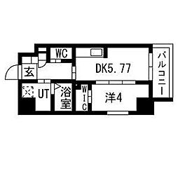 間取図画像 1DK