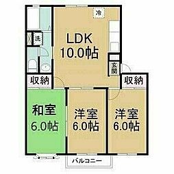間取図画像 3LDK