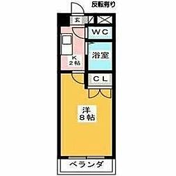 間取図画像 1K