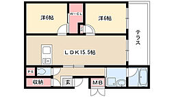 クレストリッジAnnex 2階/201