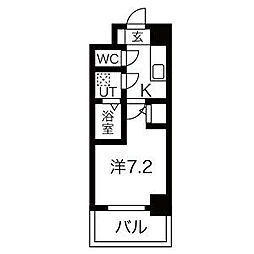 間取図画像 1K