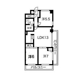 間取図画像 3LDK