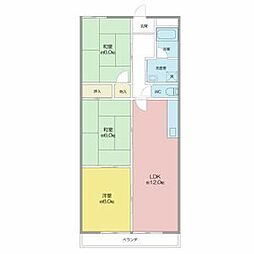 間取図画像 3LDK