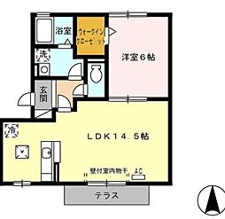 間取図画像 1LDK