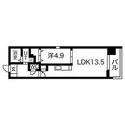 間取図画像 1LDK