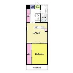 間取図画像 1LDK
