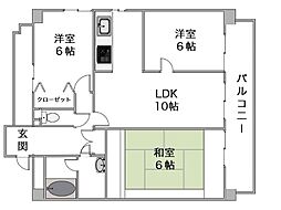 間取図画像 3LDK
