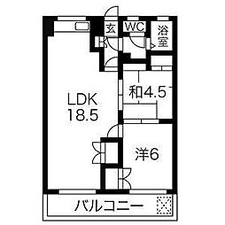 プリミエール平和ヶ丘 4階/407