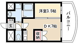 間取図画像 1DK
