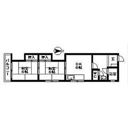 間取図画像 2DK