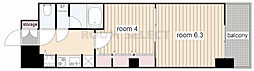 S-RESIDENCE六番町 2Kの間取図画像