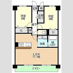 ヒルザコートII 2階/202