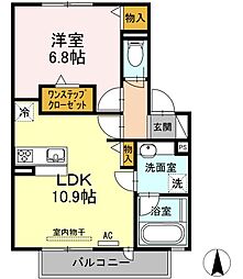 間取図画像 1LDK