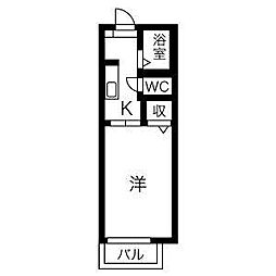 クレベール庄内緑地 2階/202