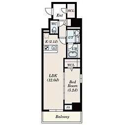間取図画像 1LDK