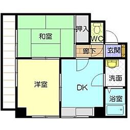 ユーハウス六番町9B号室 9階/9B