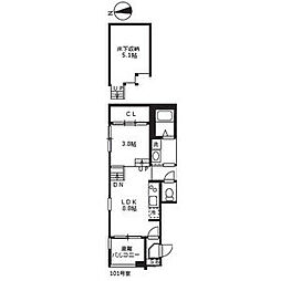 間取図画像 1SLDK