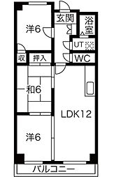 間取図画像 3LDK