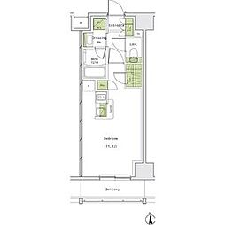 間取図画像 ワンルーム