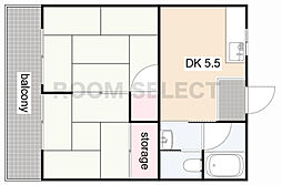 ハイツサンローラン 2階/201