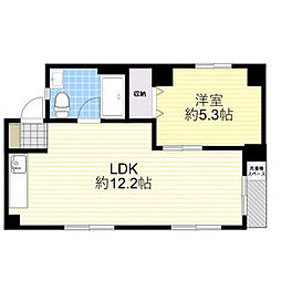 石田ビル 3階1LDKの間取り