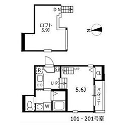 ハーモニーテラス車道 1階