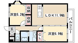 サンメゾン芳野 2階