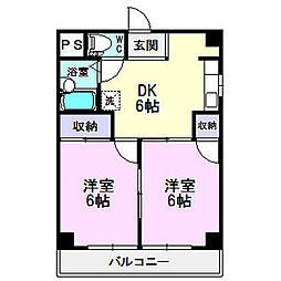 間取図画像 2DK