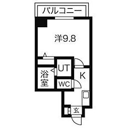 間取図画像 1K