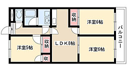 間取図画像 3LDK