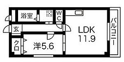 間取図画像 1LDK