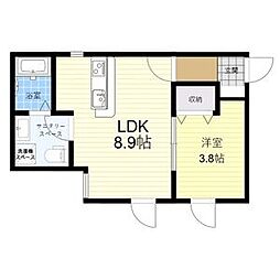 間取図画像 1LDK