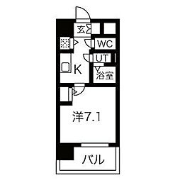 間取図画像 1K