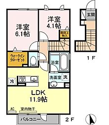 パストラル A棟 2階