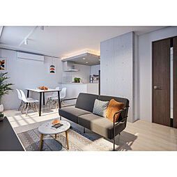 quador noie 今池 101 1階1LDKのリビング/ダイニング