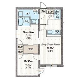 間取図画像 1SLDK