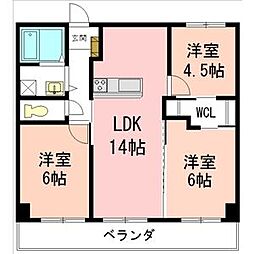 間取図画像 3LDK