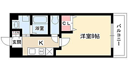 シテイライフ星ケ丘 1Kの間取図画像